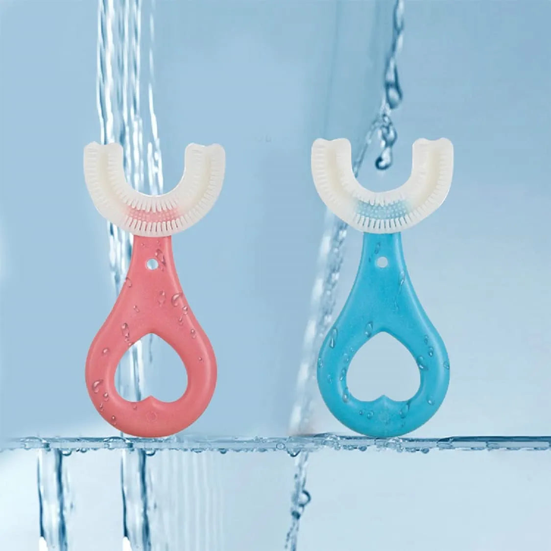 MPG Kids 360 ° U-Shaped Teeth Whitening Toothbrush (Pack of 2)