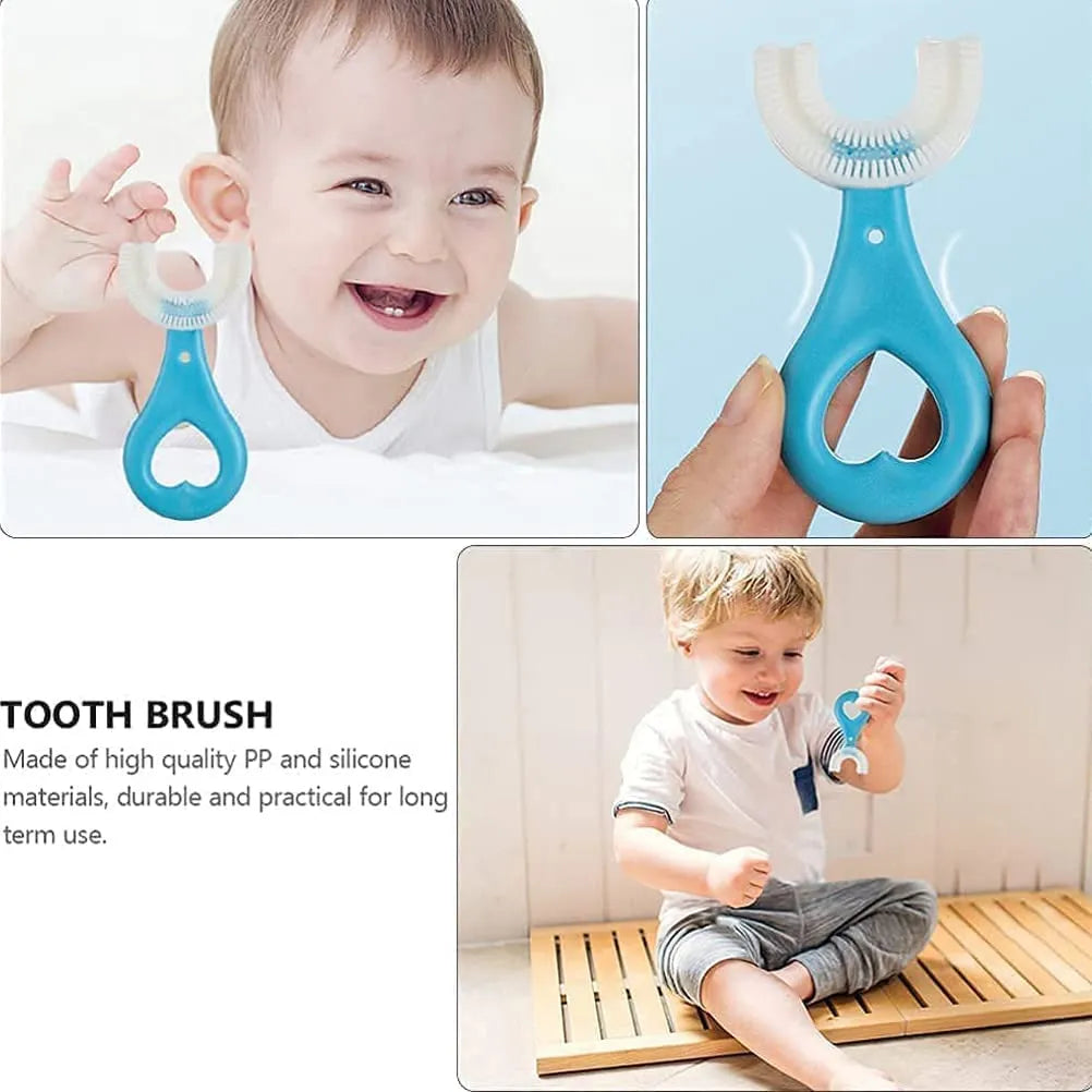 MPG Kids 360 ° U-Shaped Teeth Whitening Toothbrush (Pack of 2)