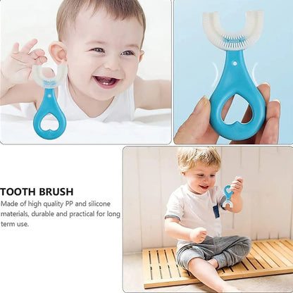 MPG Kids 360 ° U-Shaped Teeth Whitening Toothbrush (Pack of 2)