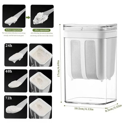 Multifunctional yogurt filter with a fine mesh strainer