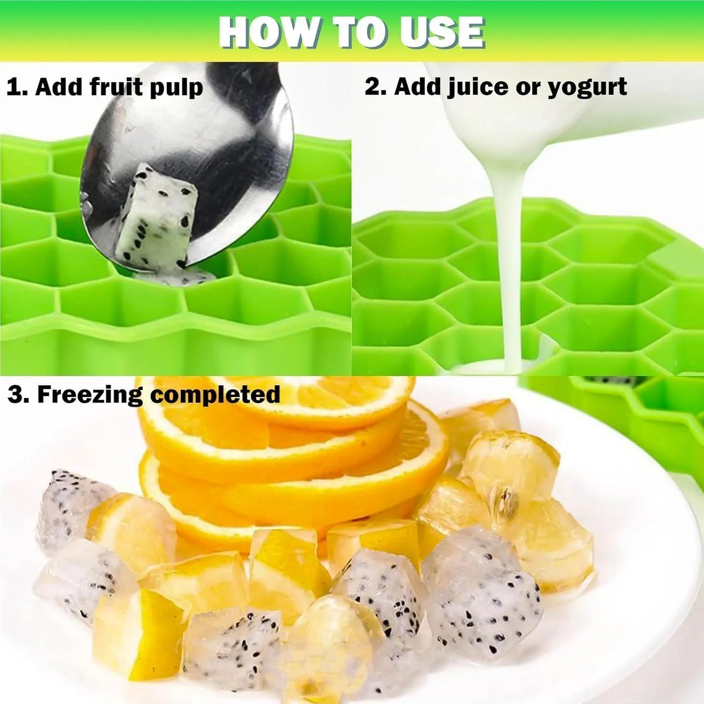 HONEYCOMB ICE TRAY (Pack of 2)