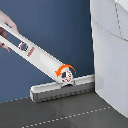 Mini Mop for Kitchen, Floor, Glass, Car & More - 2 Sponges, Self Squeeze, Strong Absorbent, Wet & Dry Use, Multicolour, ABS & Sponge Material