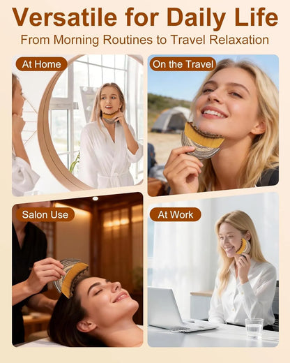 Lymphatic contour face brush