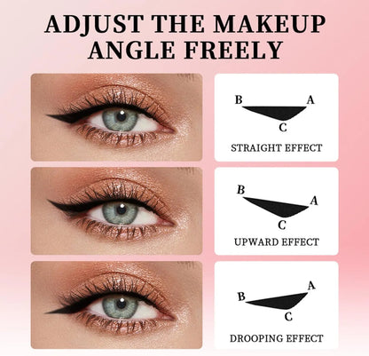 Foldable Cat-Eye Eyeliner Stamp — One-Press Wing, Smudge-Proof