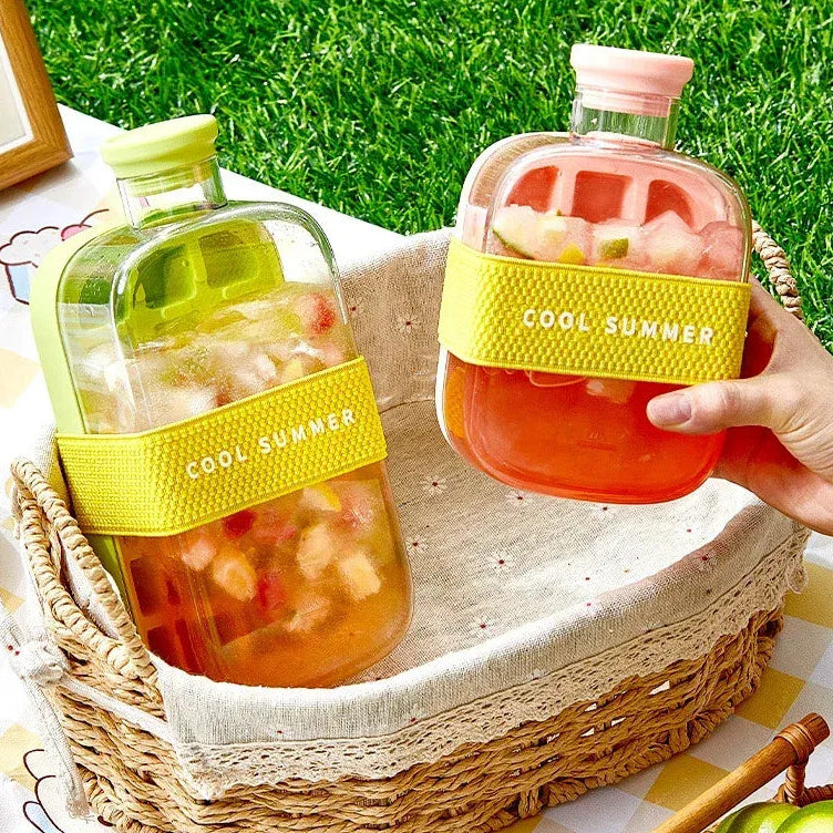 2-in-1 Ice Cube Tray Water Bottle 500ml | Starcore