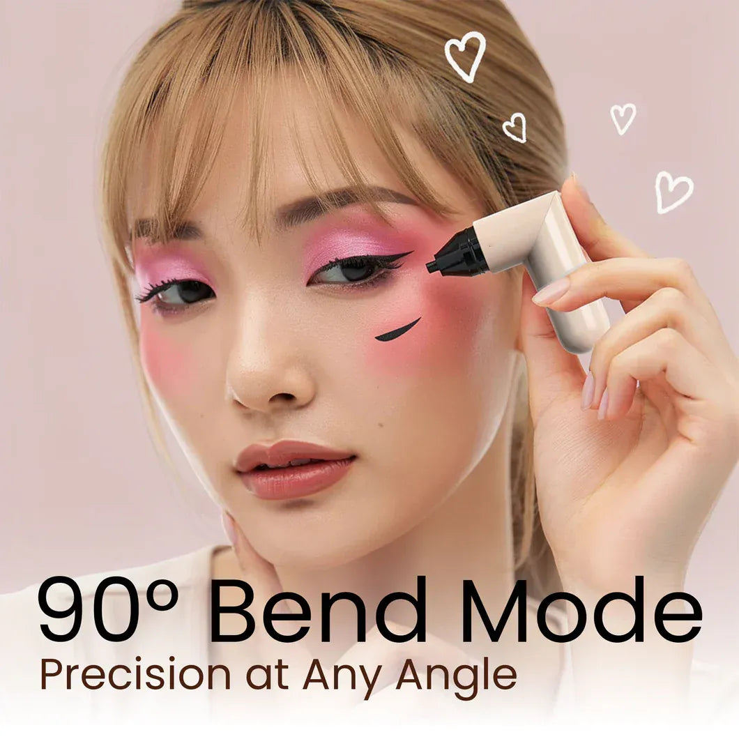Foldable Cat-Eye Eyeliner Stamp — One-Press Wing, Smudge-Proof