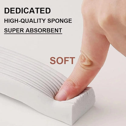 Mini Mop for Kitchen, Floor, Glass, Car & More - 2 Sponges, Self Squeeze, Strong Absorbent, Wet & Dry Use, Multicolour, ABS & Sponge Material