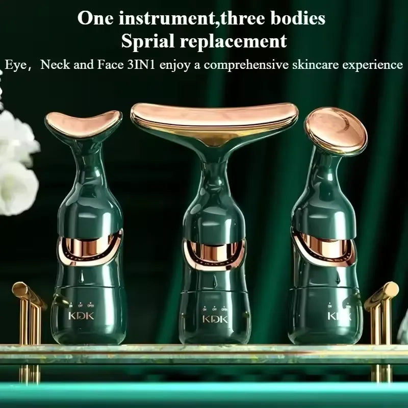 3 in 1 Anti Wrinkles Face Neck Eyes Massager