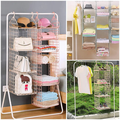 5 Layer Hanging Folding Cloth Rack - Starcore