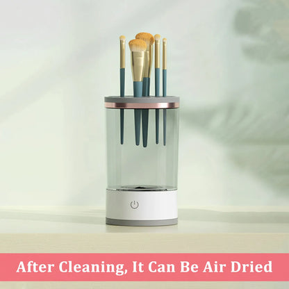 New silicone electric cosmetic brush cleaner makeup brush