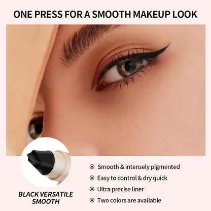 Foldable Cat-Eye Eyeliner Stamp — One-Press Wing, Smudge-Proof