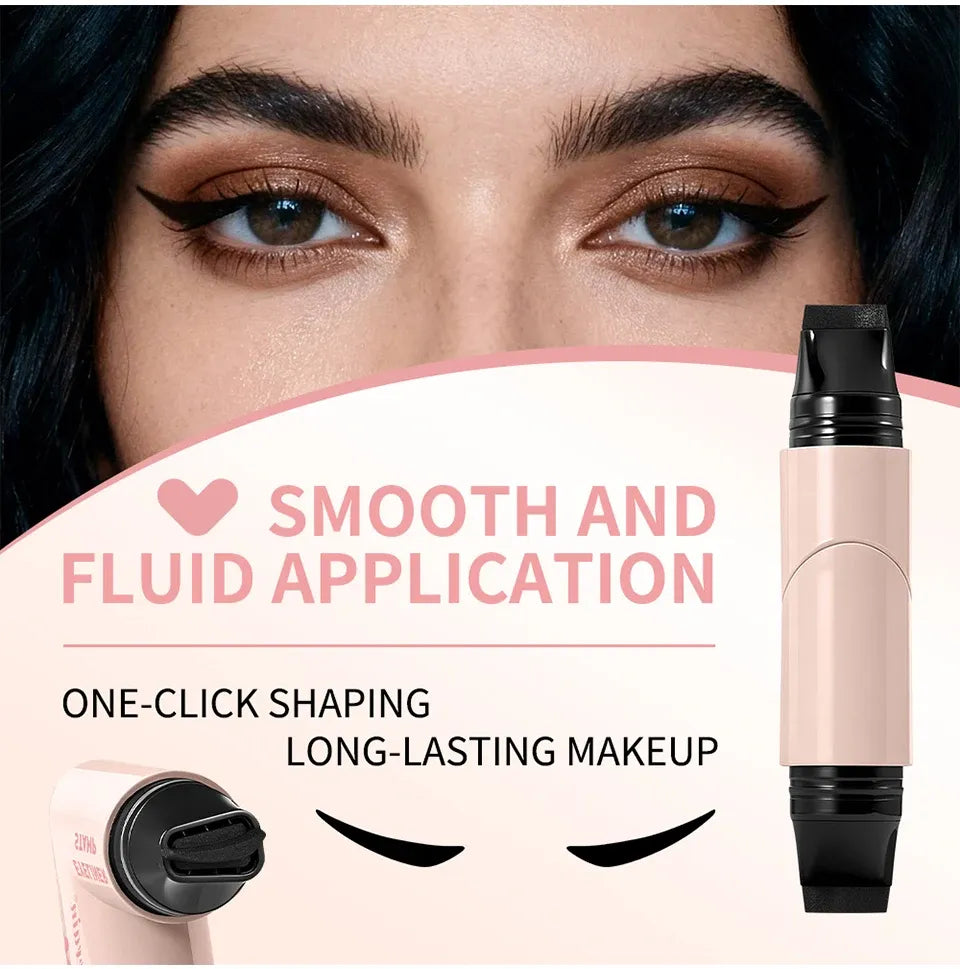 Foldable Cat-Eye Eyeliner Stamp — One-Press Wing, Smudge-Proof
