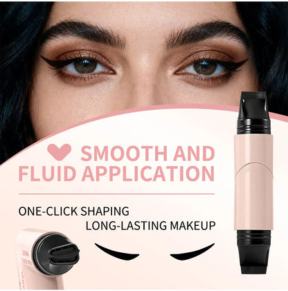 Foldable Cat-Eye Eyeliner Stamp — One-Press Wing, Smudge-Proof