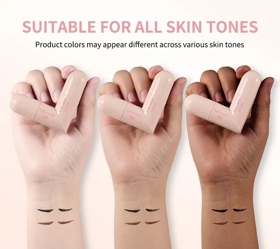 Foldable Cat-Eye Eyeliner Stamp — One-Press Wing, Smudge-Proof