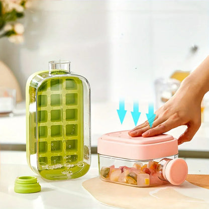 2-in-1 Ice Cube Tray Water Bottle 500ml | Starcore