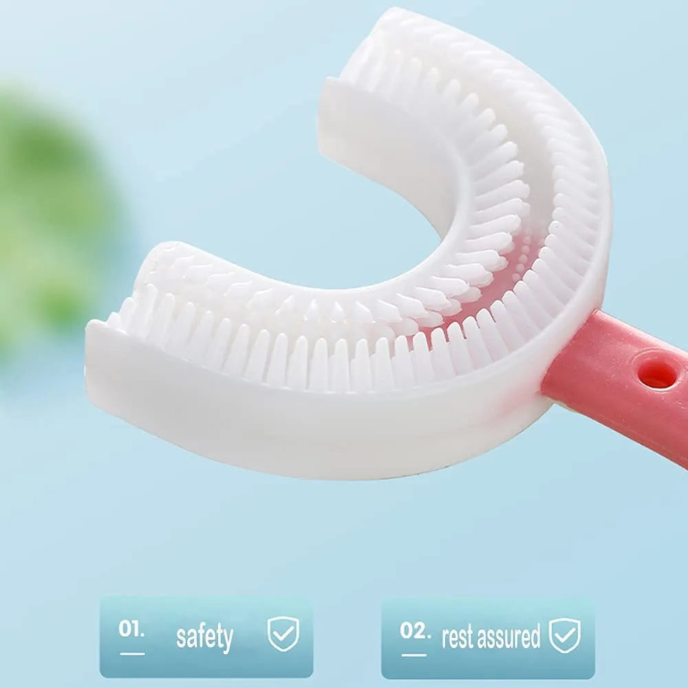 MPG Kids 360 ° U-Shaped Teeth Whitening Toothbrush (Pack of 2)